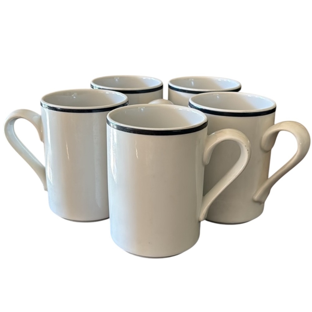 Dansk Bistro Mugs Christianhavn Portugal LOT OF 5 EUC